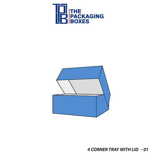 4 Corner Tray With Lid
