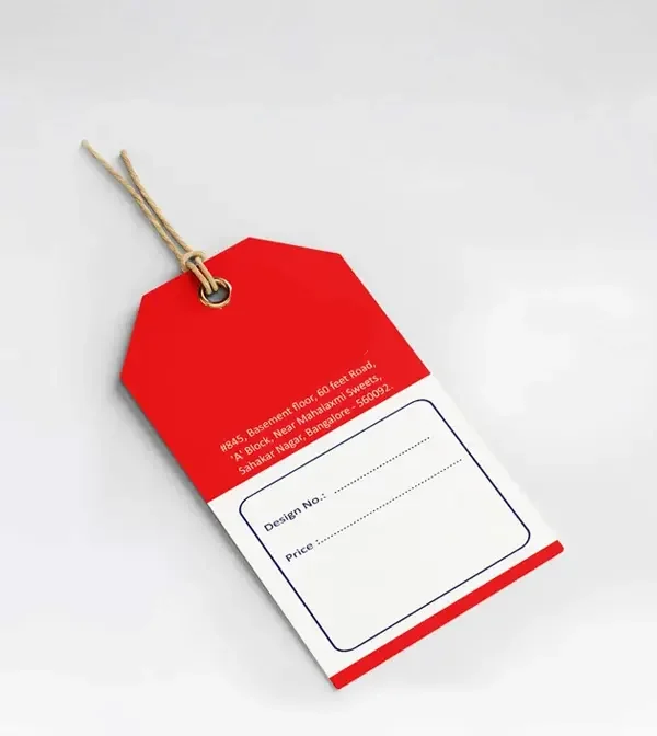 custom printed tags