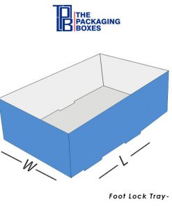 Foot Lock Tray Boxes