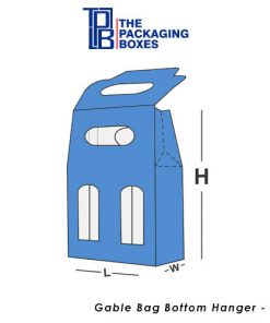 Gable Bag Bottom Hanger Boxes