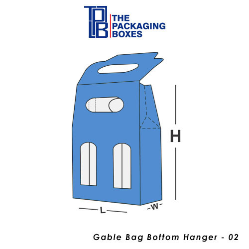 Gable Bag Bottom Hanger Boxes