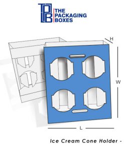 Custom Ice Cream Cone Holder boxes
