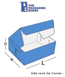 Side Lock Six Corner Boxes