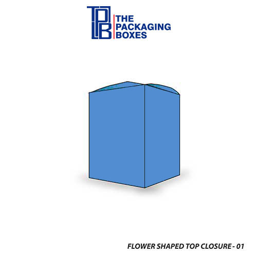 Flower Shaped Top Closure Boxes