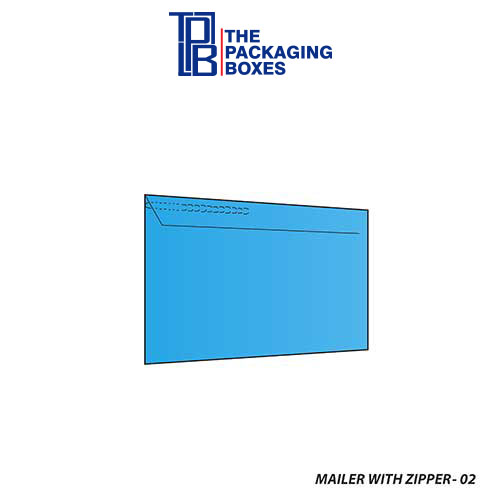 Mailer boxes with Zipper