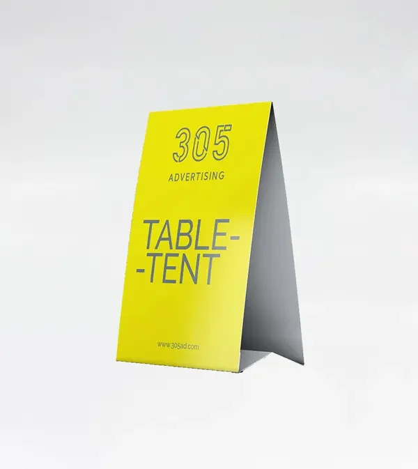 custom Table tents