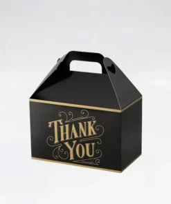 Custom Black Gable Boxes